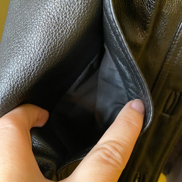 Wilson’s Leather Genuine Leather Black Button Down Women’s Jacket Size M - Picture 4 of 13